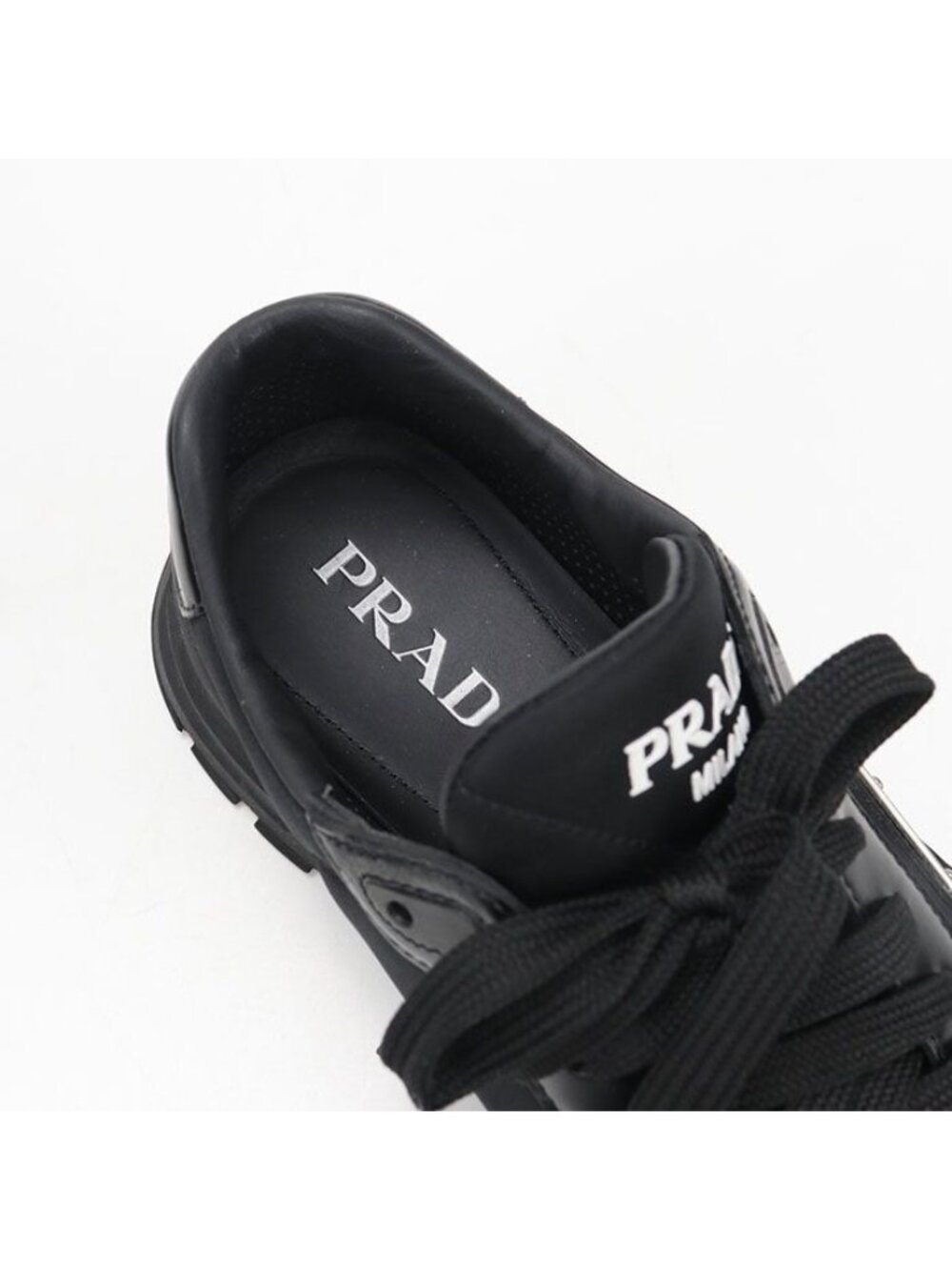 Prada Brushed Leather Sneakers Prax 01 - Picture 4 of 10